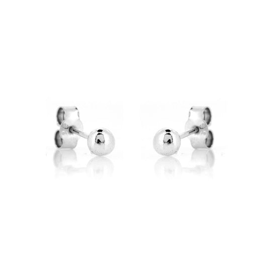 Ball 4mm Stud Earrings by Wendy Nutt Stud Earrings