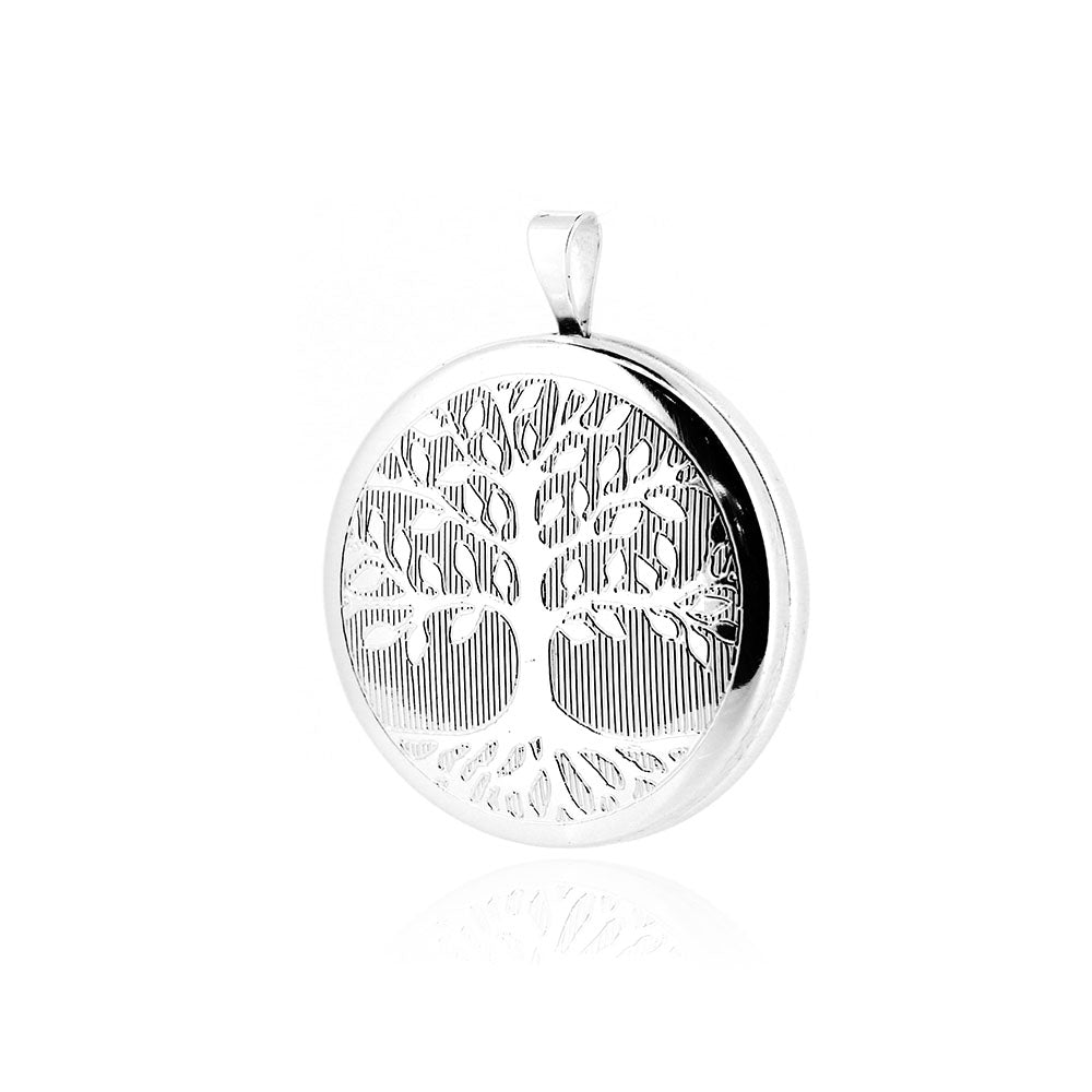 Locket Tree of Life Round - Sterling Silver Jewellery