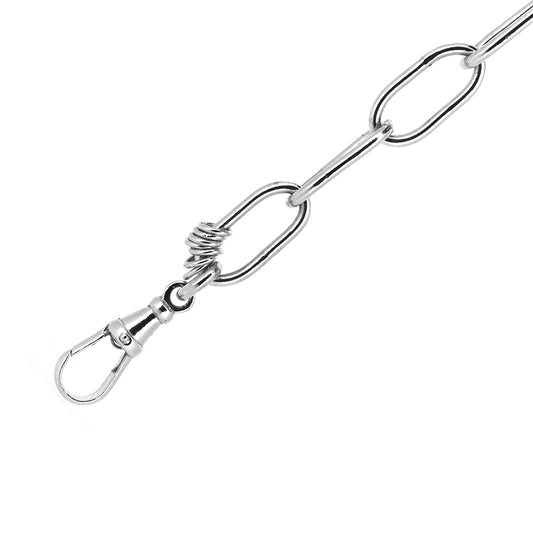Fidget Chunky Cable Link Necklace Chain - Sterling Silver Necklace