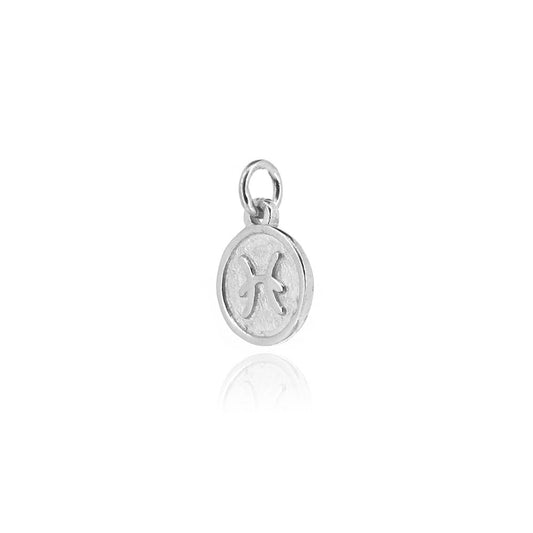 Zodiac Charm Pisces - Sterling Silver Jewellery