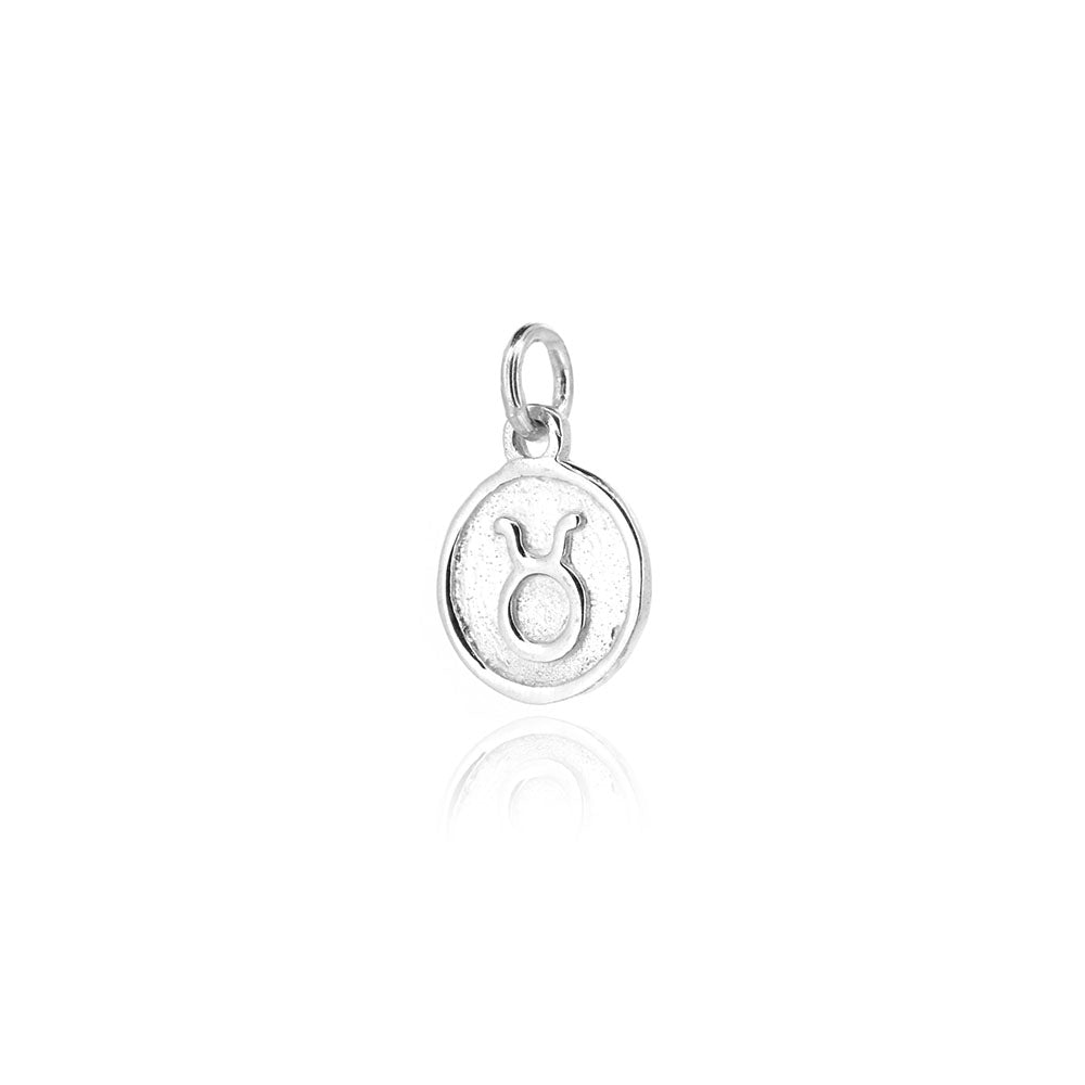 Zodiac Charm Taurus - Sterling Silver Jewellery