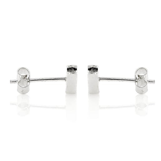 Lightning Bolt Stud Earrings - Sterling Silver Stud Earrings