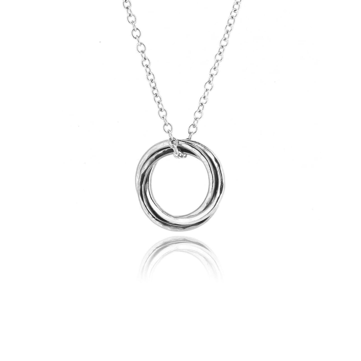 Love Knot Large Necklace - Sterling Silver Necklace