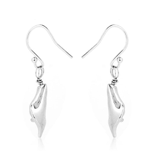 Arum Lily Small Freshwater Pearls Drop Earrings - Sterling Silver Drop Earrings