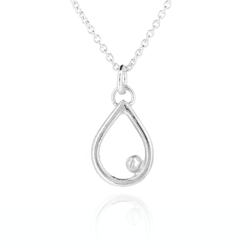 Iris Small Necklace - Sterling Silver Necklace
