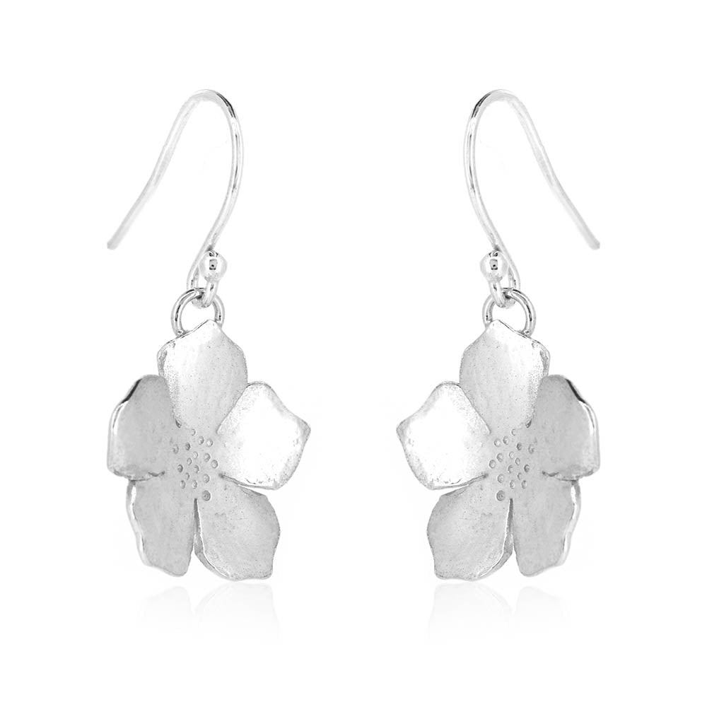 Blossom Drop Earrings - Sterling Silver Drop Earrings