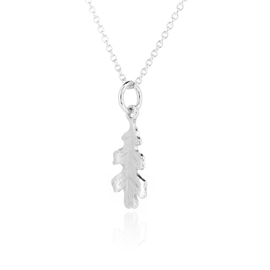 Oak Leaf Medium Necklace - Sterling Silver