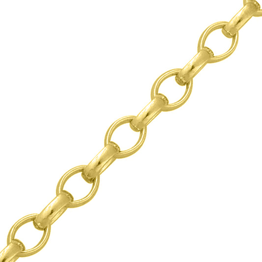 Oval Belcher Bracelet - Yellow Gold Vermeil - 7.5 Inch