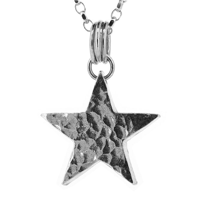 Star Large Necklace - Sterling Silver Necklace