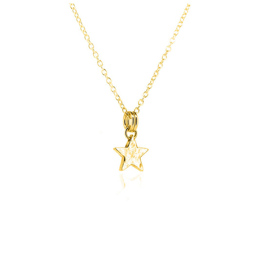 Star Small Necklace - Yellow Gold Vermeil Necklace