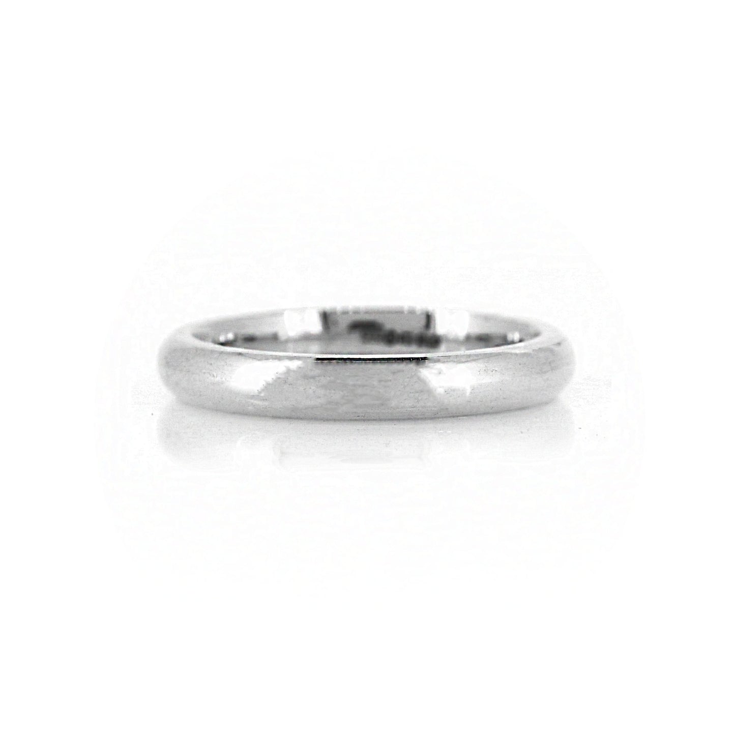 Court Profile 3mm Band Ring - Sterling Silver Rings