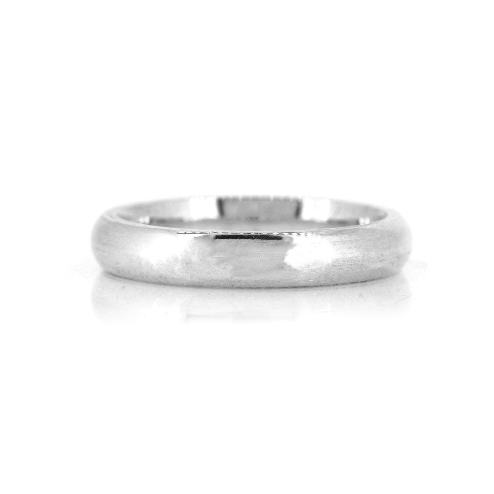 Court Profile 4mm Band Ring - Sterling Silver Rings