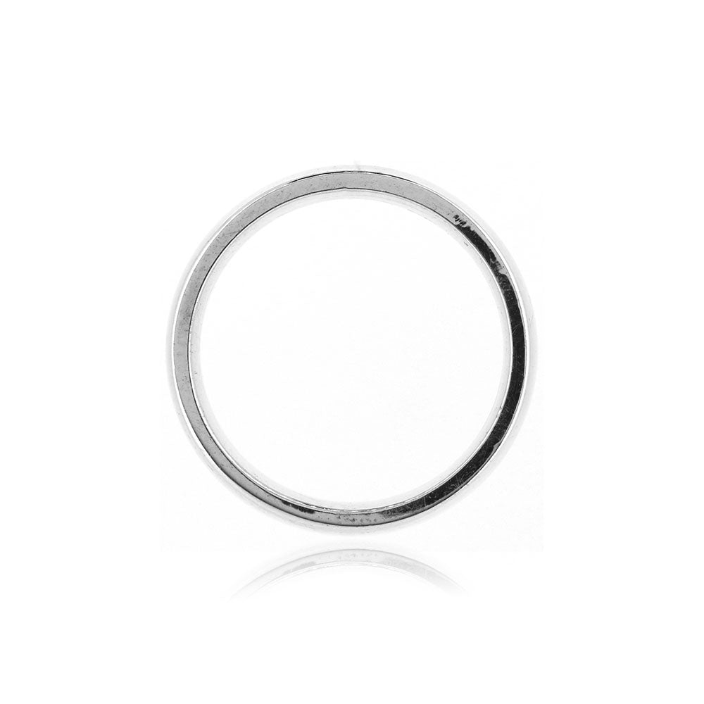 Court Profile 5mm Band Ring - Sterling Silver Rings