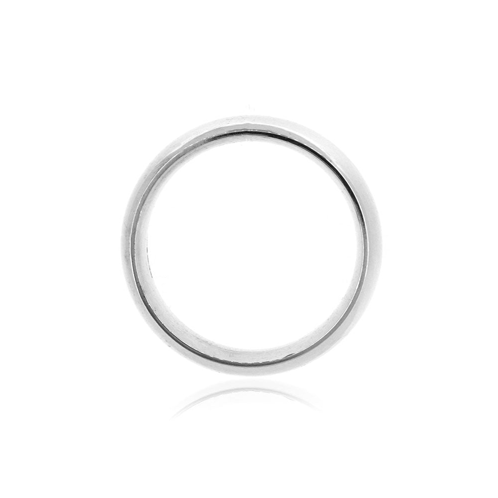 Court Profile 8mm Band Ring - Sterling Silver Rings