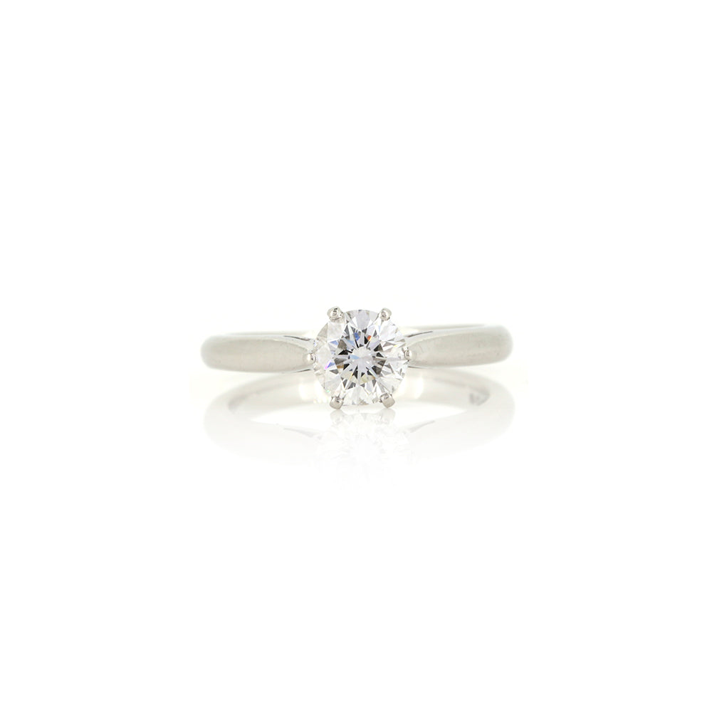 Platinum 0.61ct GIA Diamond Solitaire Ring - Pre-Owned