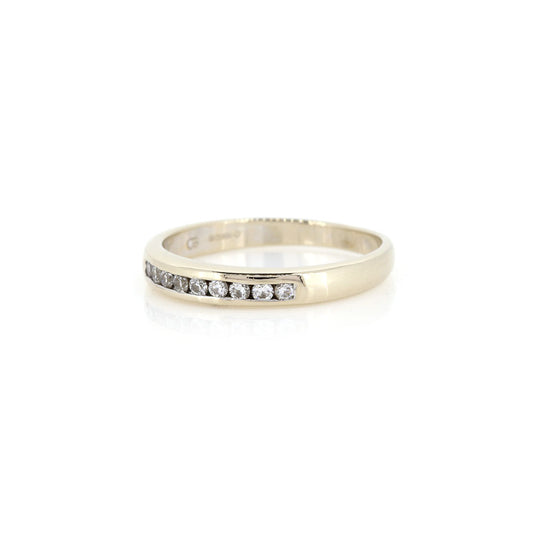 Pre-Owned - Diamond Channel Set Eternity Ring Rings