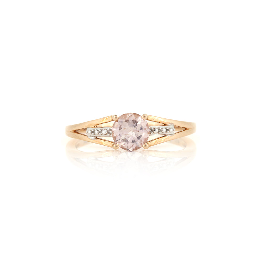 Pre-Owned - Morganite Solitaire Ring Rings