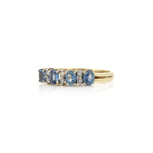 Pre-Owned - Sapphire & Diamond Ring