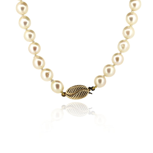 Pre-Owned - Cultured Pearl Necklace Necklace