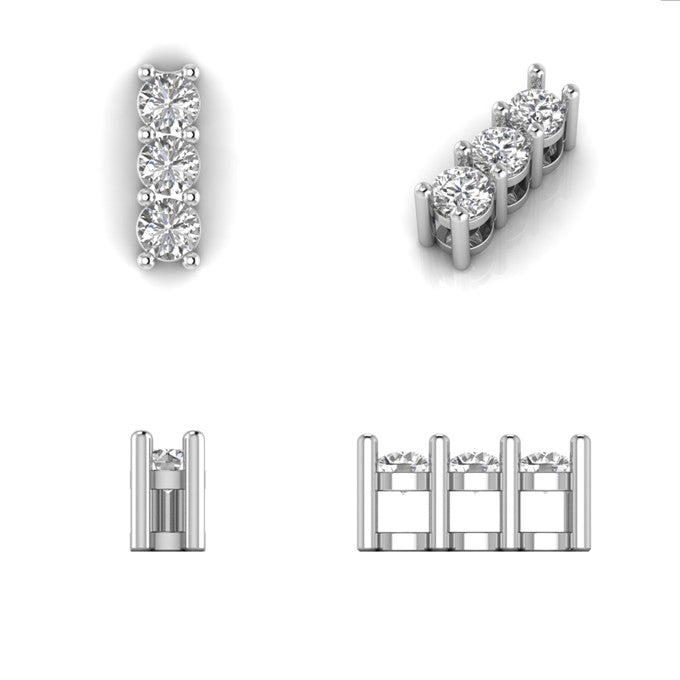Render pictures of bespoke remodelled jewellery golden snowdrop shaftesbury dorset