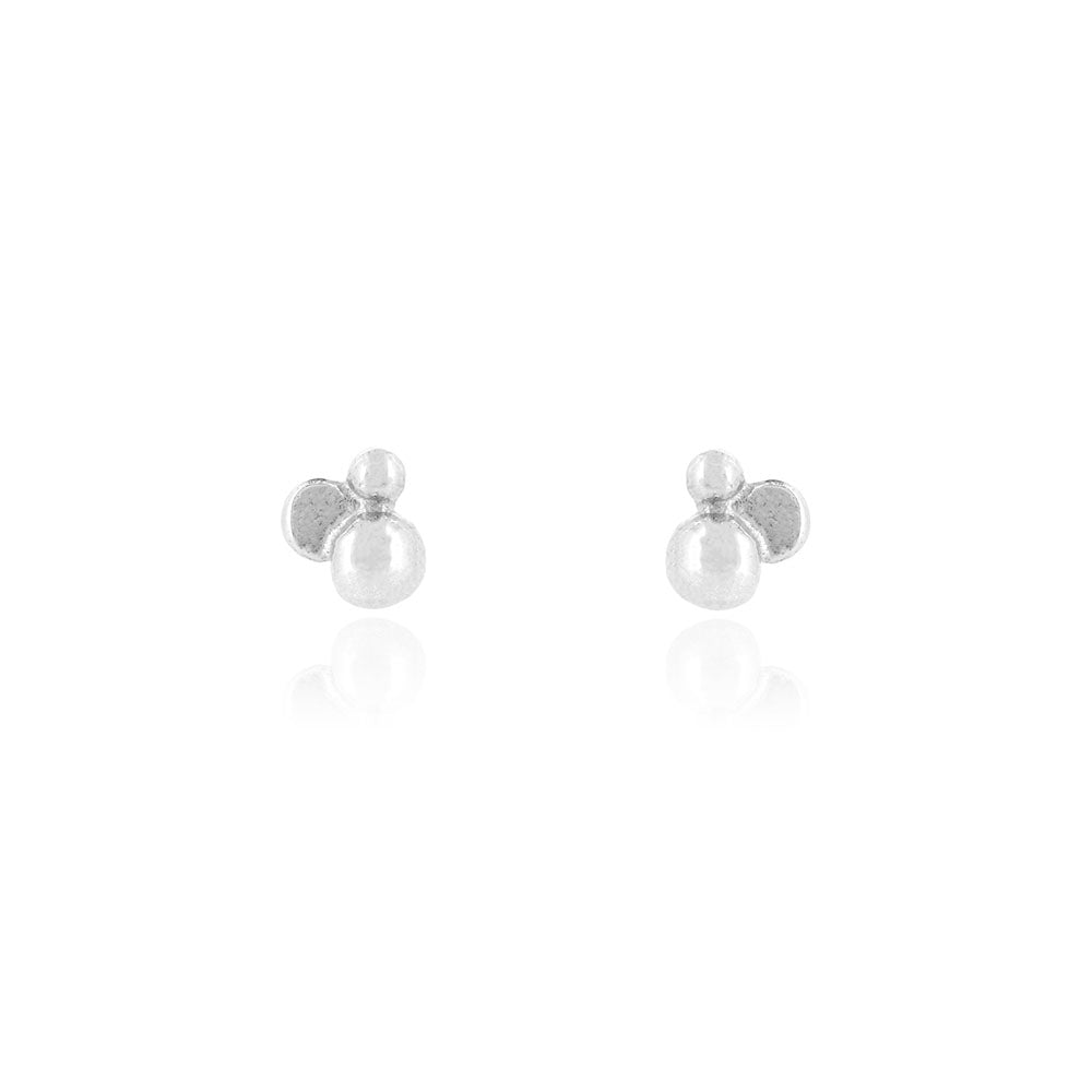 Blossom Stud Earrings - Sterling Silver Stud Earrings