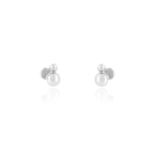 Blossom Stud Earrings - Sterling Silver Stud Earrings