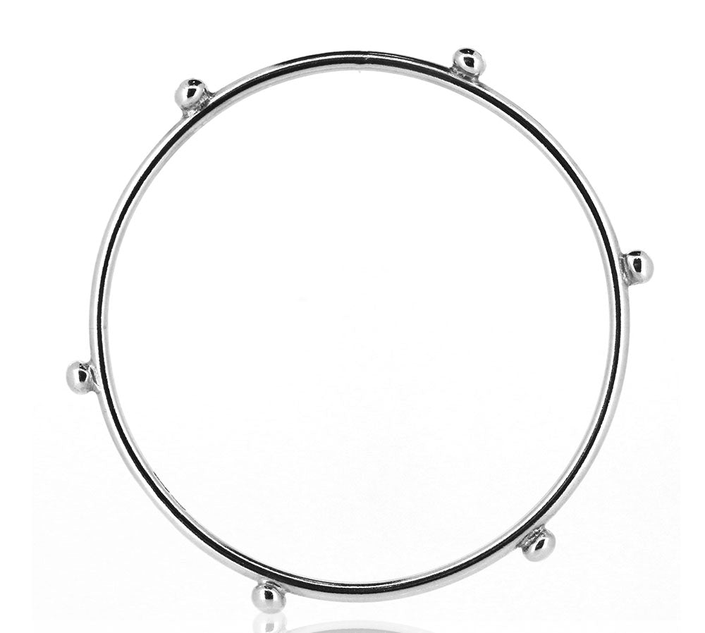 Bobble Bangle - Sterling Silver - Small Bangles