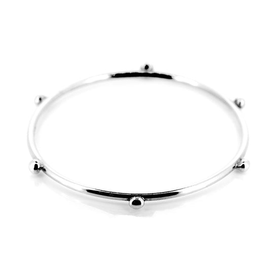 Bobble Bangle - Sterling Silver - Small Bangles