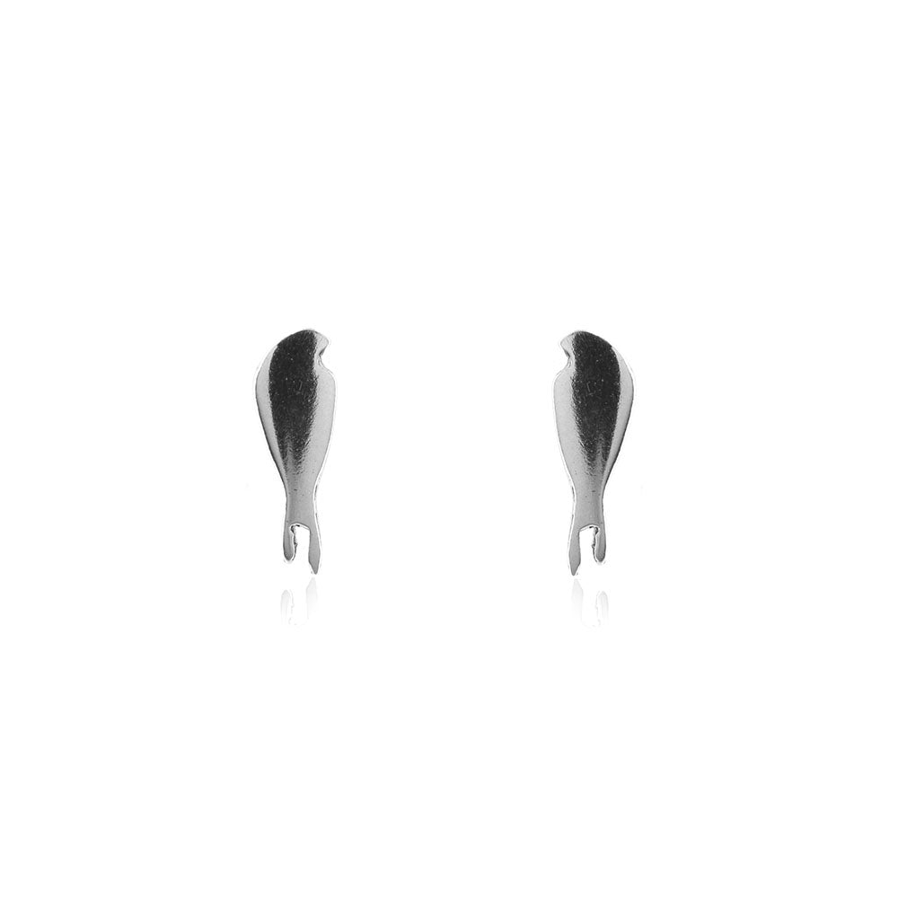 Swallow Stud Earrings - Sterling Silver