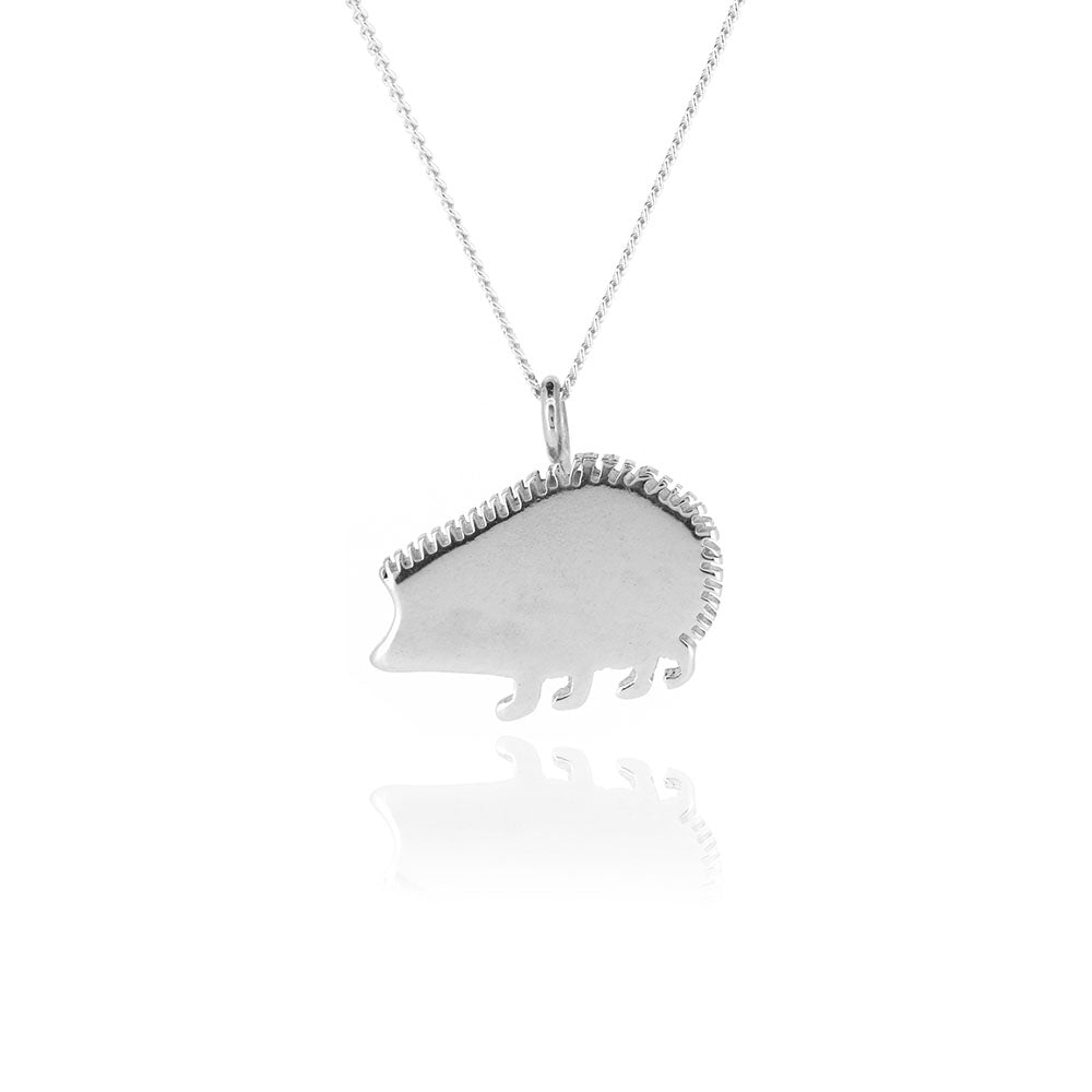 Hedgehog Necklace - Sterling Silver Necklace