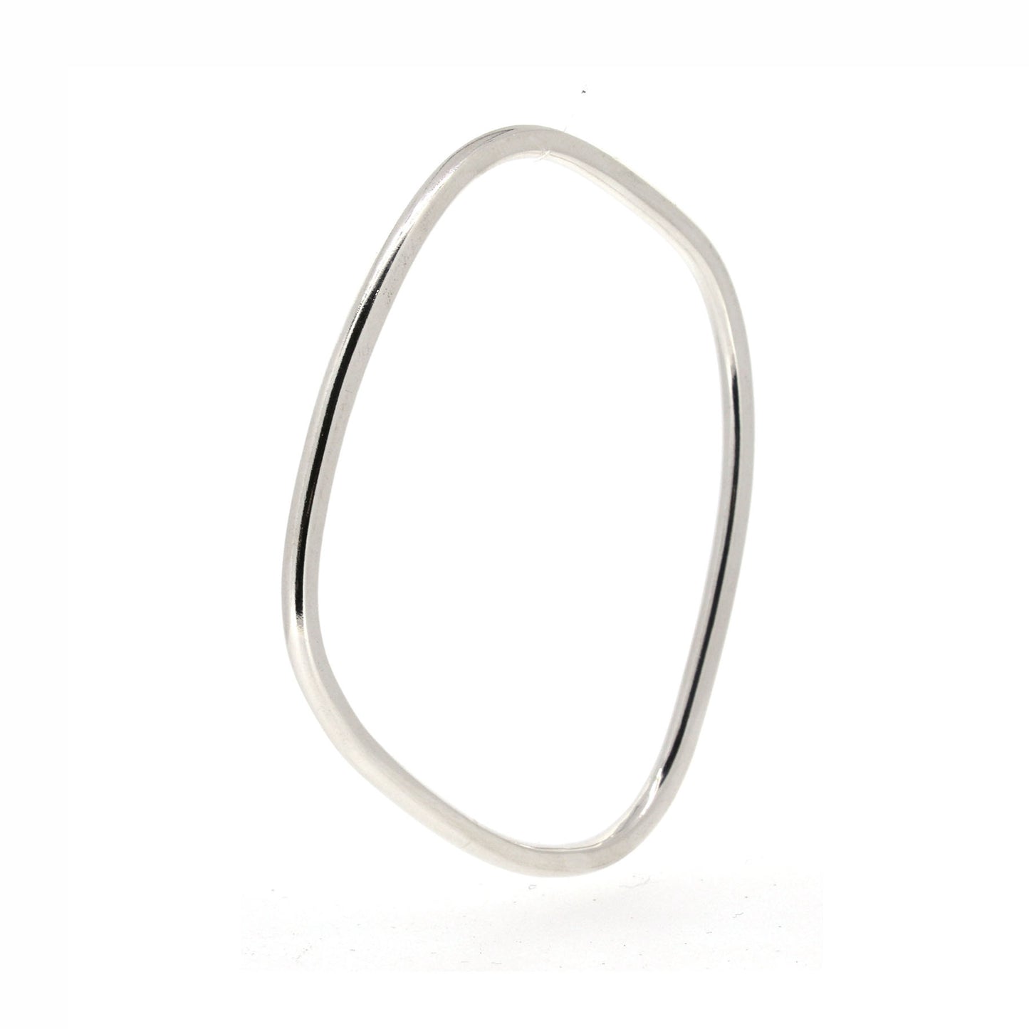 Chunky Loop Bangle - Sterling Silver Bangles