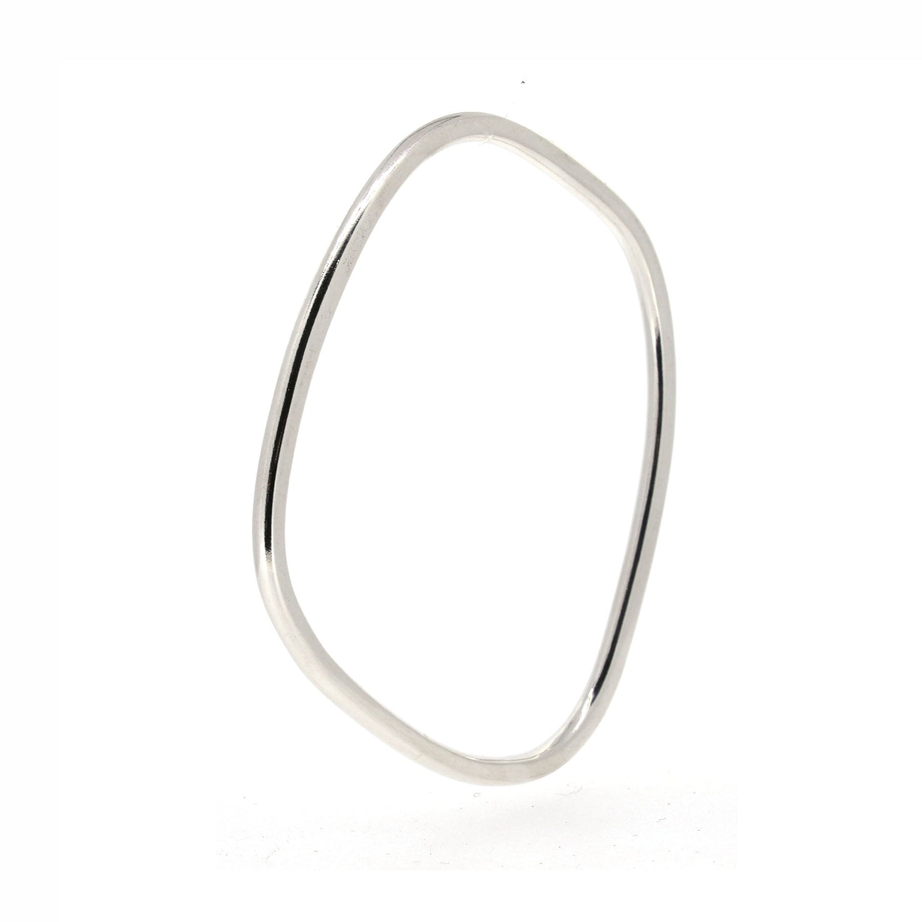 Chunky Loop Bangle - Sterling Silver Bangles