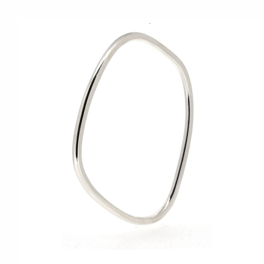Chunky Loop Bangle - Sterling Silver Bangles