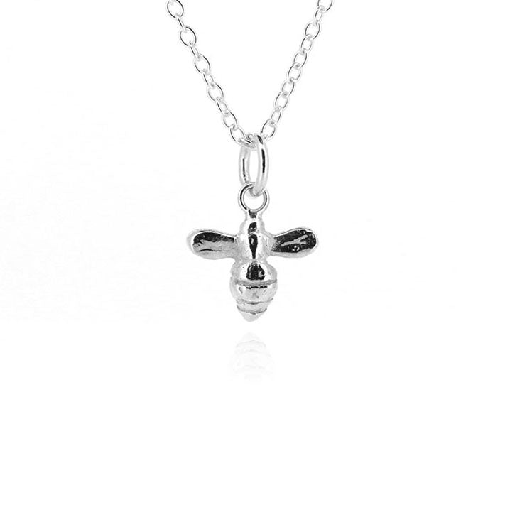 Bee Tiny Necklace - Sterling Silver Necklace