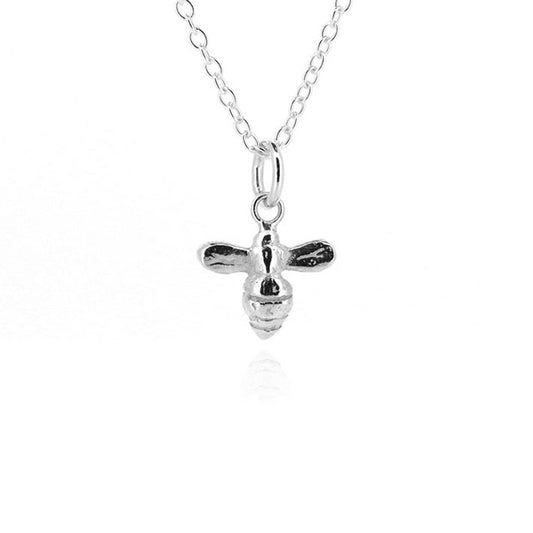 Bee Tiny Necklace - Sterling Silver Necklace