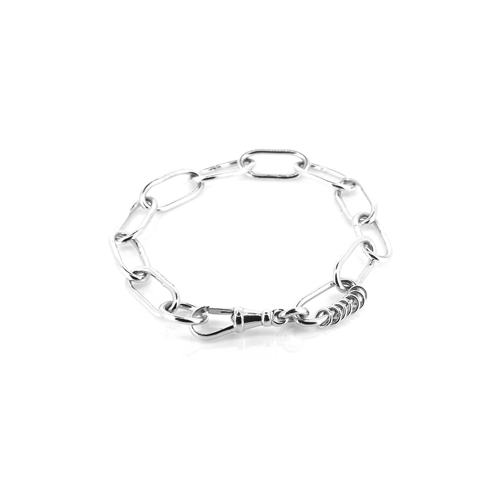 Fidget Chunky Cable Link Bracelet - Sterling Silver Bracelets