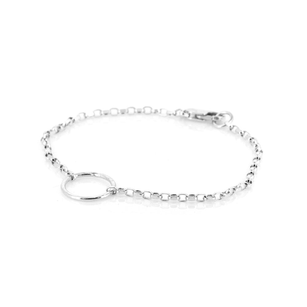 Unity Circle Centrepiece Bracelet - Sterling Silver Bracelets