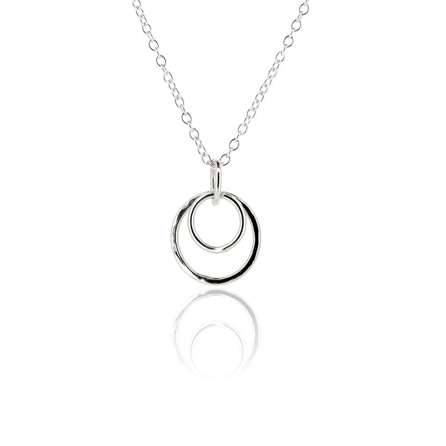 Cosmic Circle Necklace - Sterling Silver Necklace