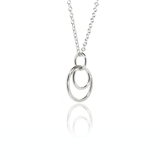Cosmic Circle Necklace - Sterling Silver Necklace