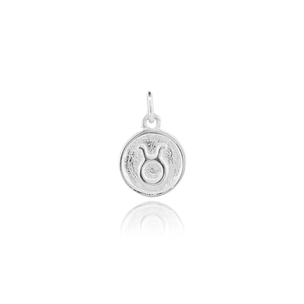 Zodiac Charm Taurus - Sterling Silver Jewellery