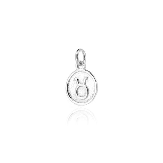 Zodiac Charm Taurus - Sterling Silver Jewellery