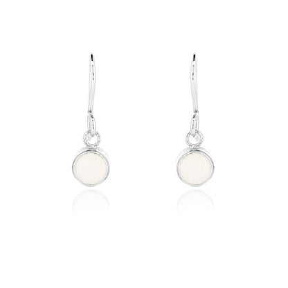 Celeste Opal Drop Earrings - Sterling Silver Drop Earrings