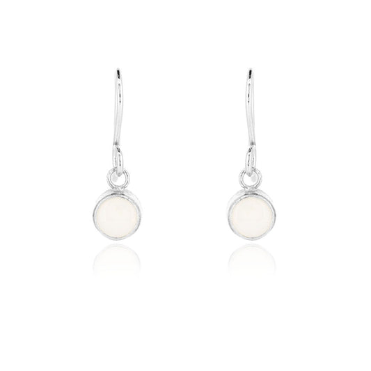 Celeste Opal Drop Earrings - Sterling Silver Drop Earrings