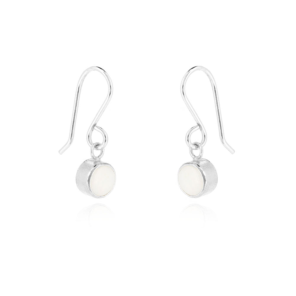 Celeste Opal Drop Earrings - Sterling Silver Drop Earrings