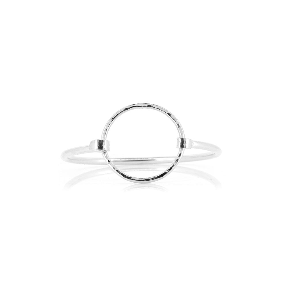 Unity Circle Hinged Bangle - Sterling Silver Bangles