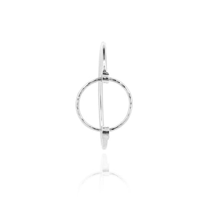 Unity Circle Hinged Bangle - Sterling Silver Bangles