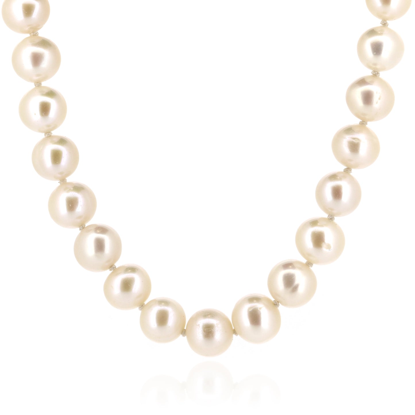 Catalina White Freshwater Pearl Strand Necklace - Sterling Silver