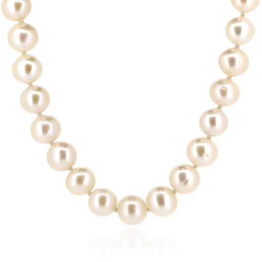Catalina White Freshwater Pearl Strand Necklace - Sterling Silver