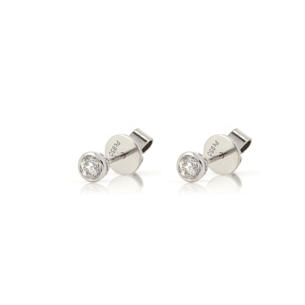 Celeste Diamond 0.31ct Stud Earrings - Platinum Stud Earrings