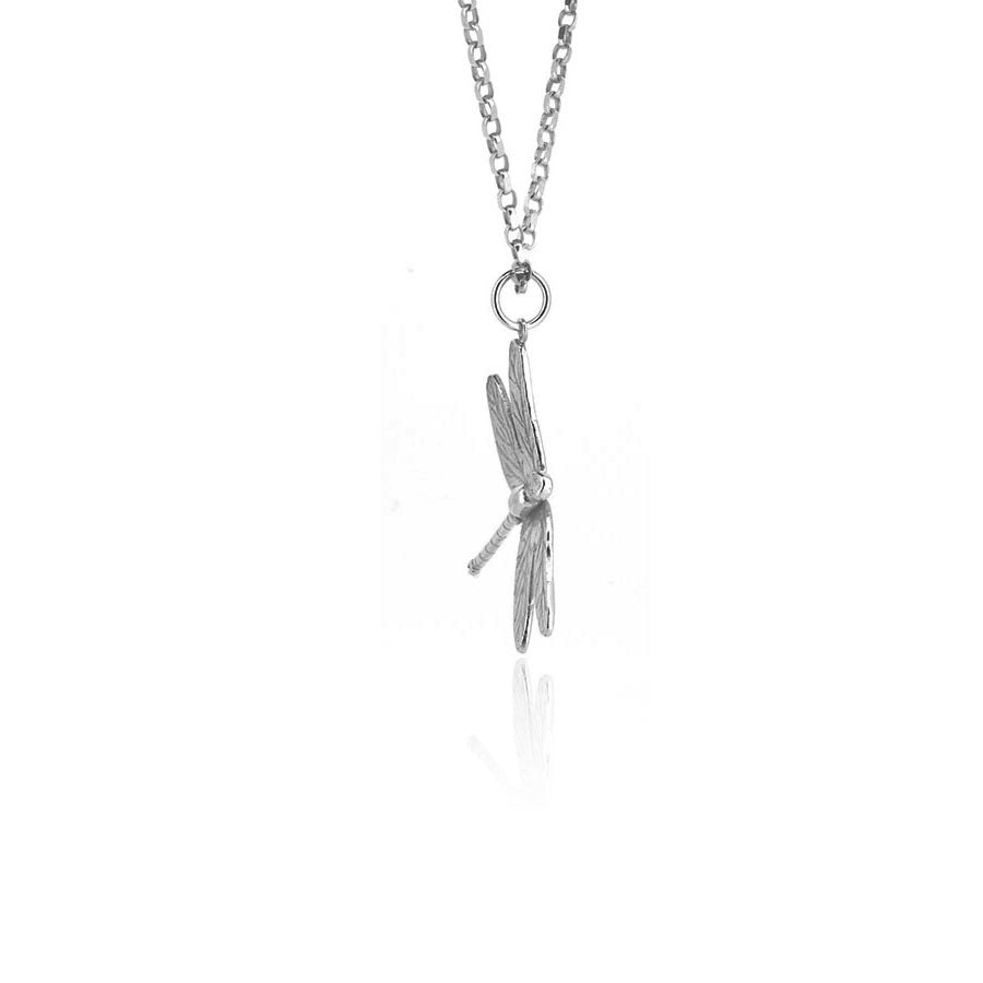Dragonfly Small Necklace - Sterling Silver Necklace